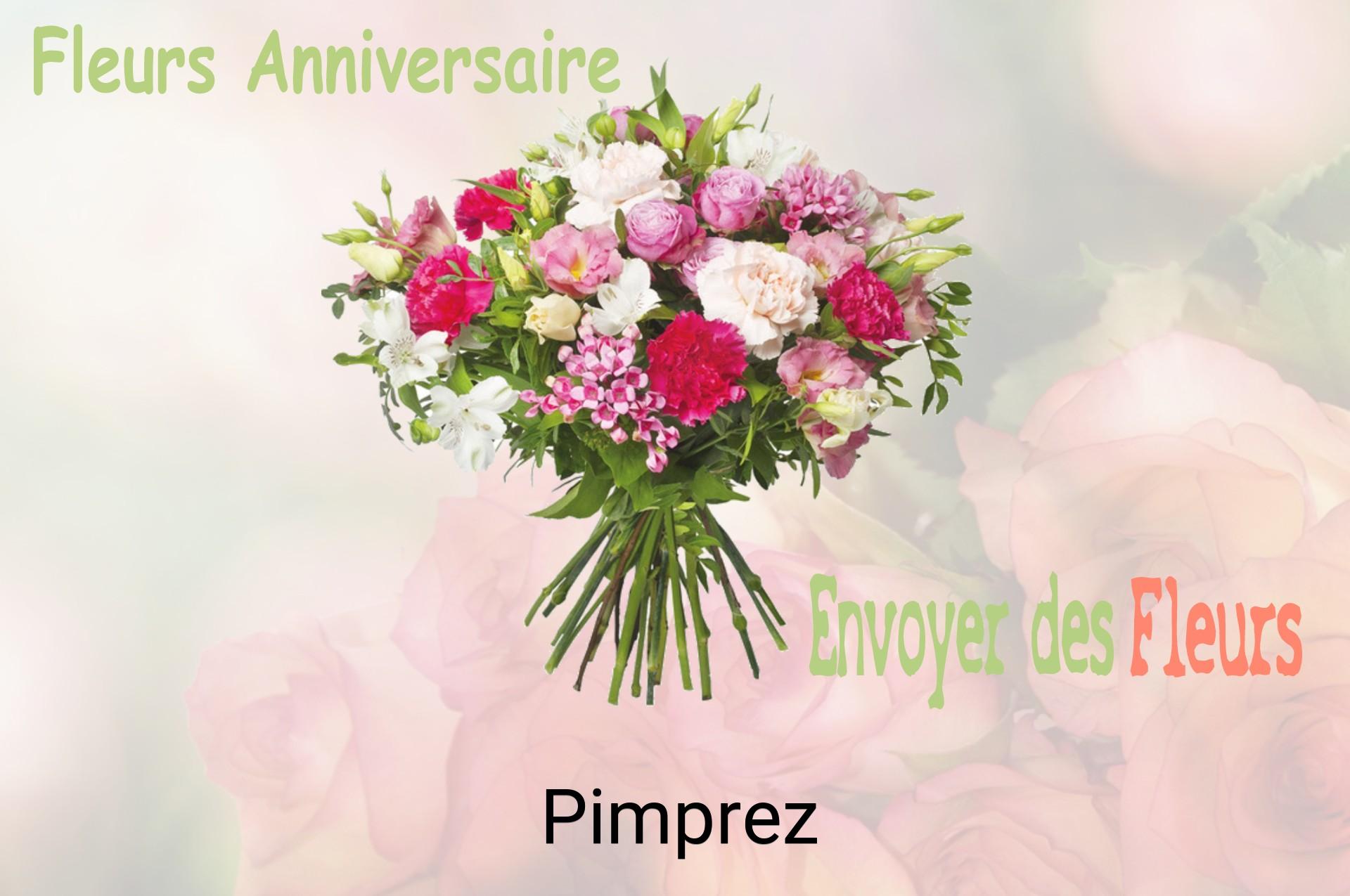 Bouquet de fleurs d’anniversaire livré à Pimprez